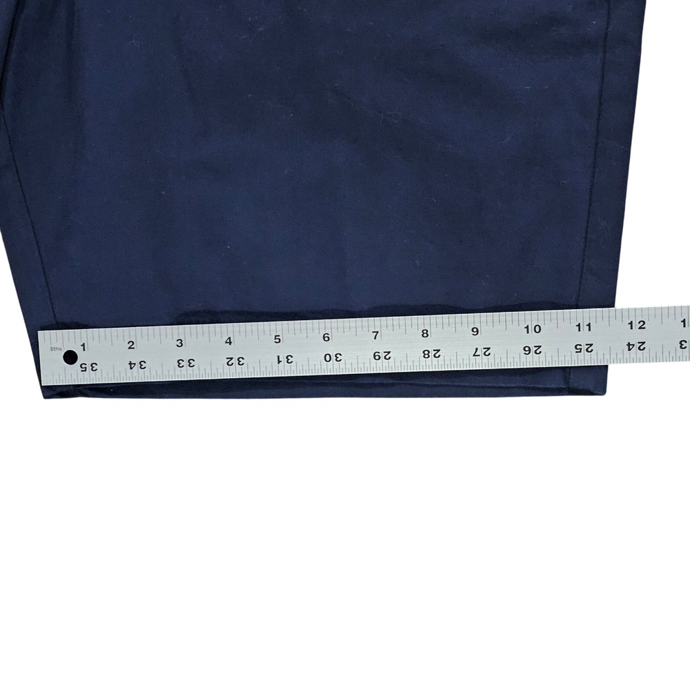 Banana Republic Shorts Mens 38 Navy Lived-In Short Chino Twill Cotton Casual 9" - Picture 7 of 8
